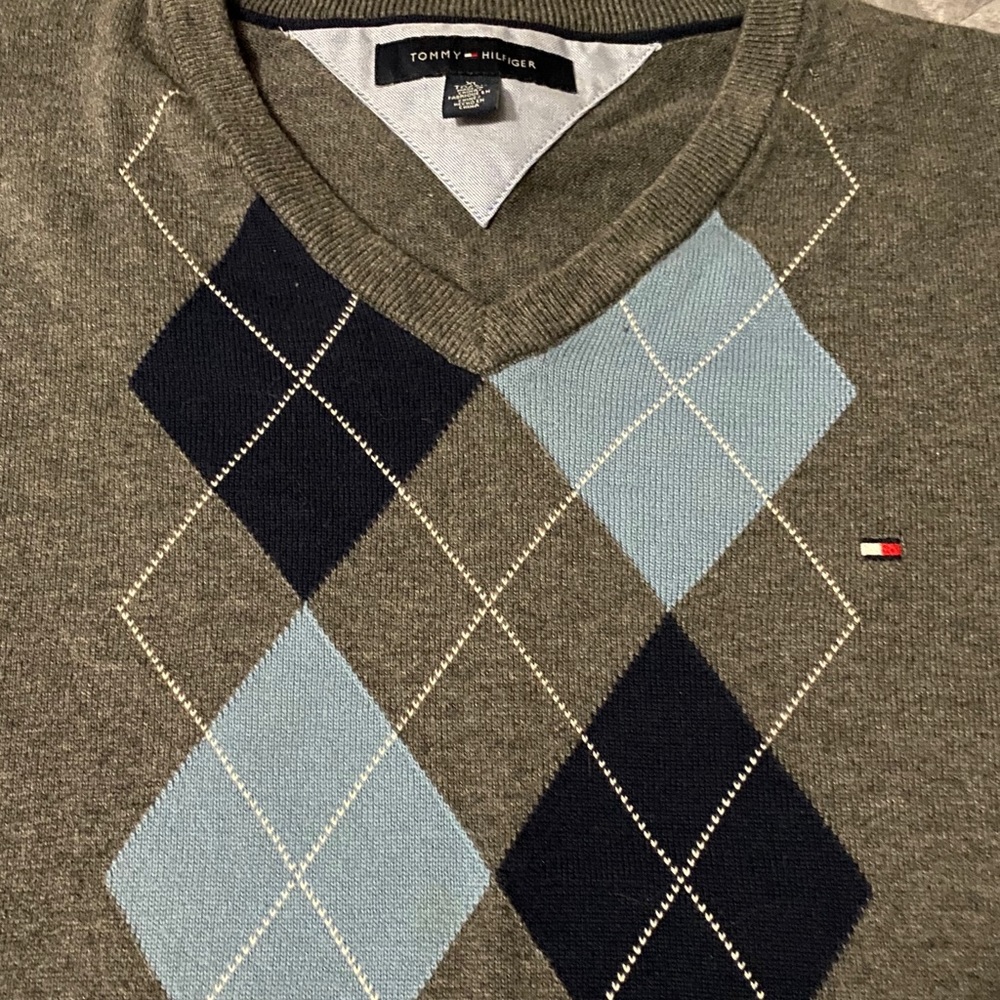Tommy Hilfiger argyle sweater